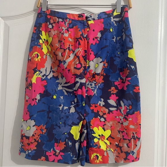Ann Taylor LOFT Womens Floral Textured Straight Pencil Skirt Size 0 - Picture 2 of 9